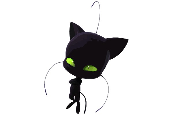 Whiskers in the Spotlight: A Stylized Cat Character