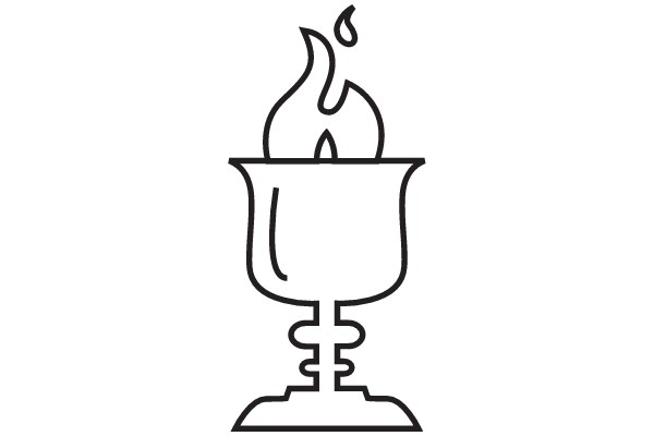 Chalice with Flames