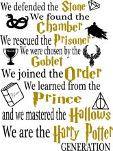 A Journey Through the World of Harry Potter: From Stone to Generations