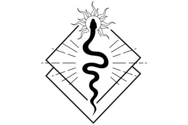 Emblem of the Sun and the Serpent: A Symbol of Balance and Transformation