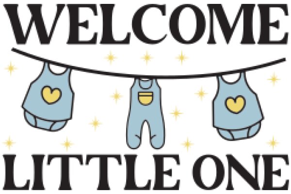 Welcome to Little One: A Cozy and Welcoming Sign for a Child's Room
