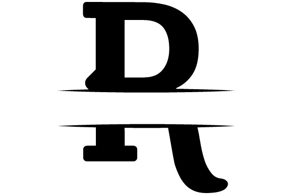 Combined Letter D and Pi Symbol