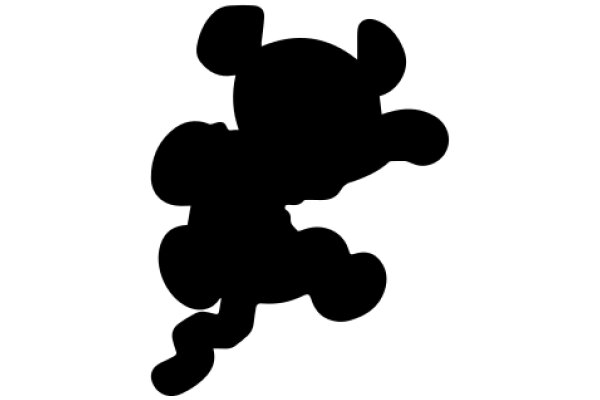 Silhouette of a Cartoon Character