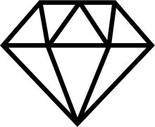 Simplistic Diamond Logo