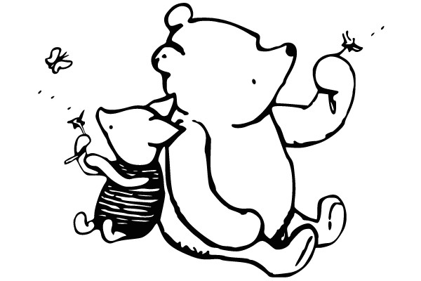 Winnie the Pooh and Piglet's Picnic