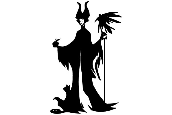 Maleficent silhouette