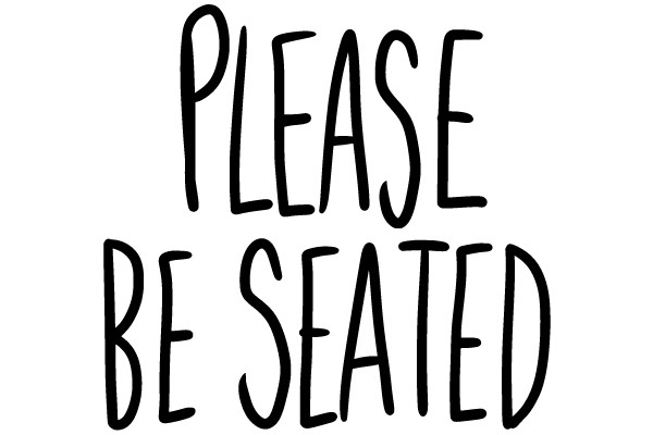 Please Be Seated