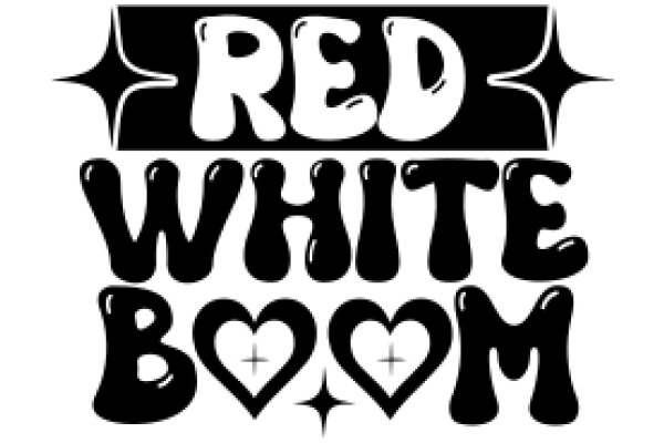 Red White and Black: A Graphic Design of a Logo for a Brand or Business