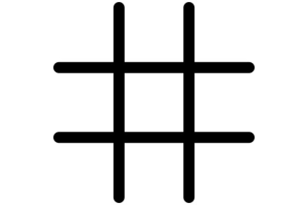 Simplistic Black Cross Symbol