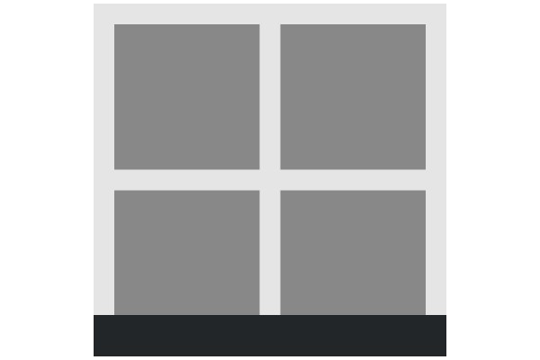 A Simple Gray Square