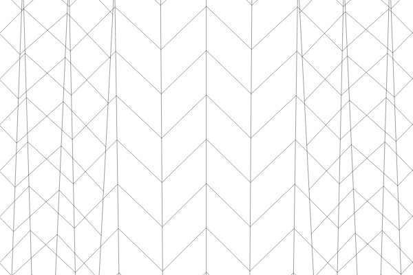 Template for Chevron Pattern Quilting