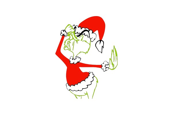 Festive Grinch in Motion