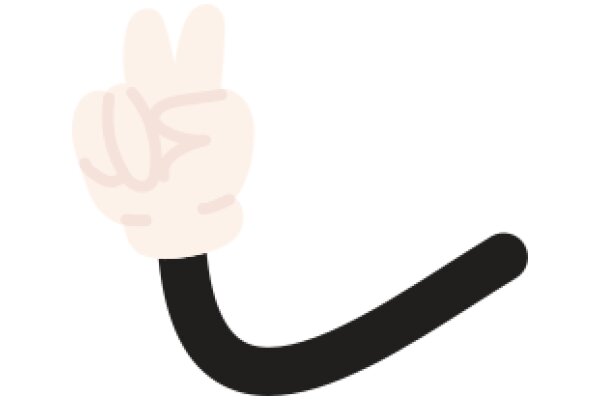 A Playful Twist: A Hand-Drawn Smiley Face with a Curved Handle