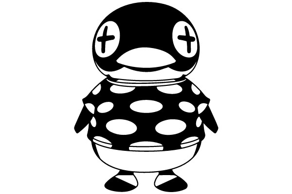 Polka-Dot Character in Profile