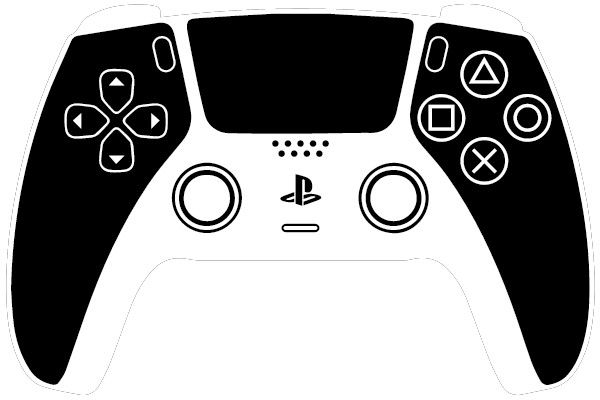 PlayStation DualShock 4 Controller Clipart