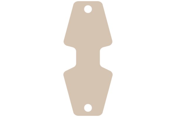 A Simple, Solid Brown Shape