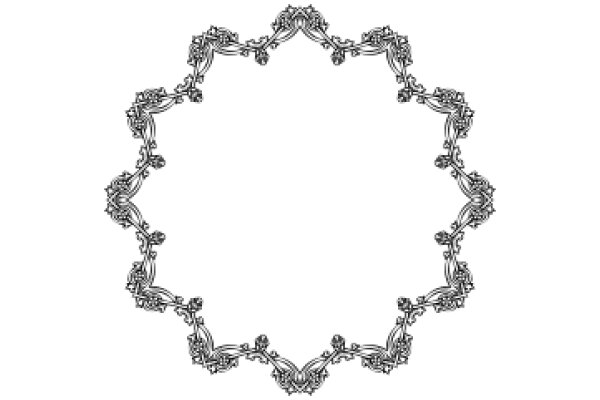 Elegant Silver Floral Wreath: A Timeless Decorative Piece