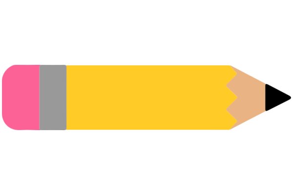 A Colorful Pencil: A Visual Guide to the Eraser and Lead