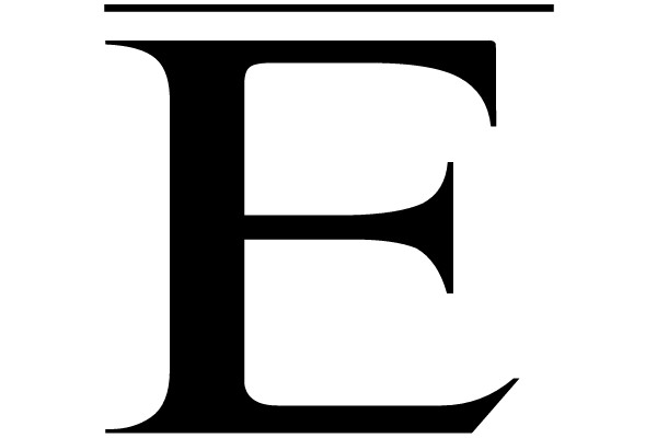 Bold Capital Letter E