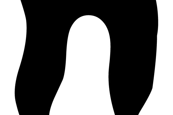 Dripping Black Shape