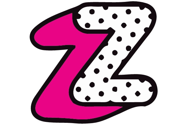 Colorful Polka Dotted Letter Z