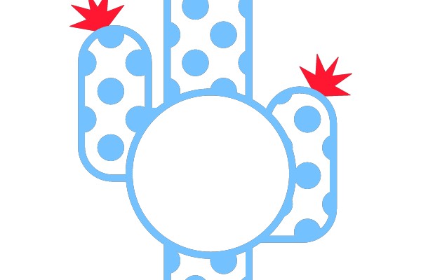 Cactus Clip Art Template