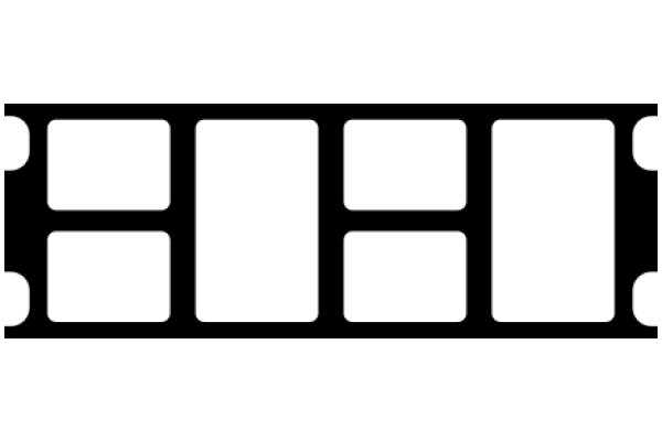Simplistic Line Art of a Rectangular Frame