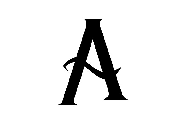 Bold Serif Letter A