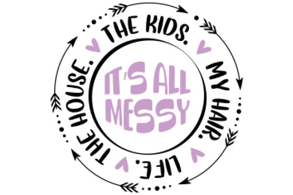 The Kids' Circle of Affection: A Graphic Design Illustrating the Importance of Love and Care in a Family