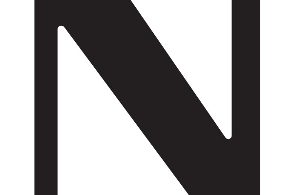 Bold Serif Letter N