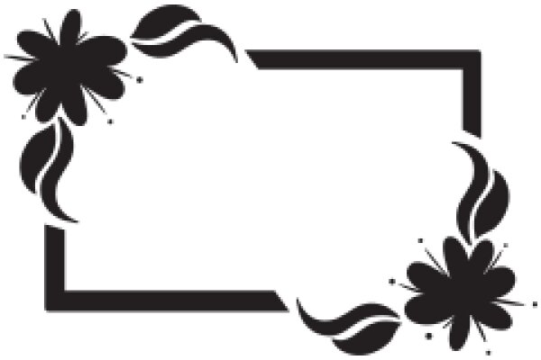 Stylized Flower Design with Color Scheme