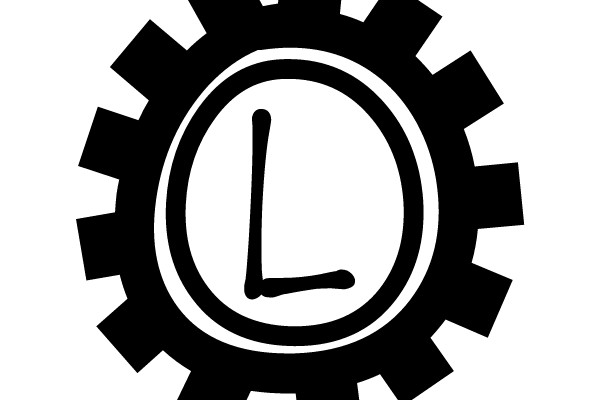 Gears Logo with 'L'
