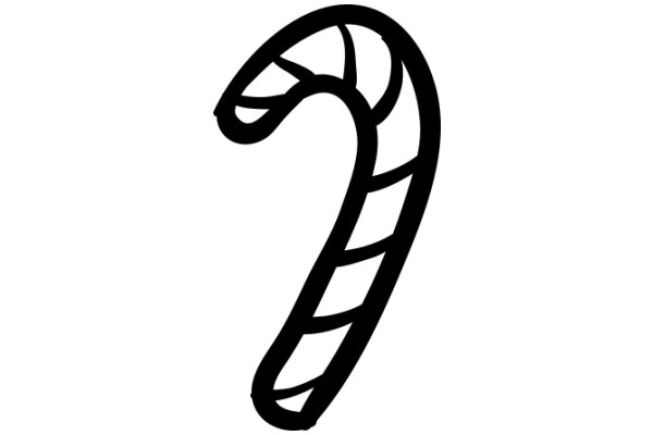 Stylized Logo of a Curved Shape