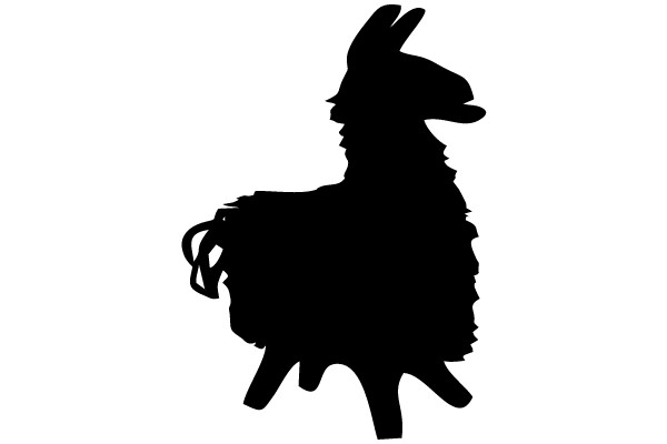 Silhouette of a Goat