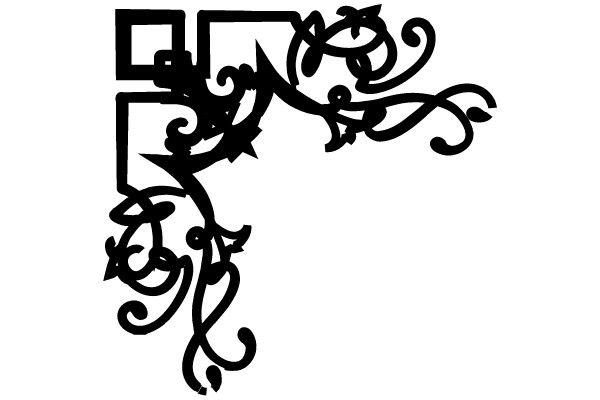 Ornate Vintage Corner Flourish