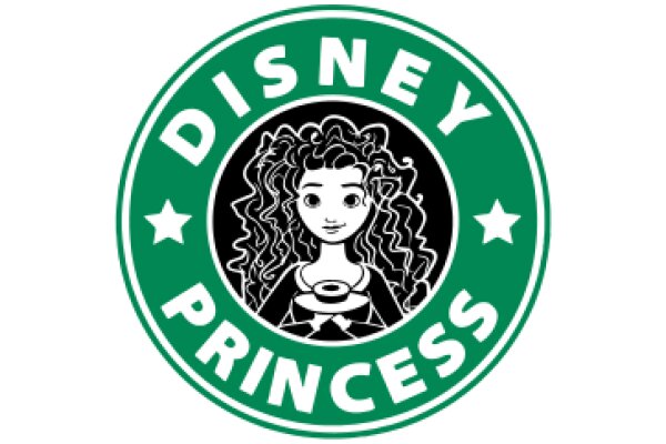 Disney Princess Logo with Starbucks Design