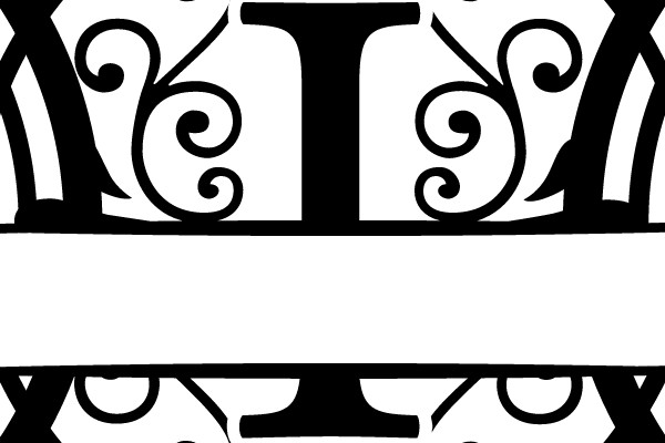 Classical Monogrammed Initials