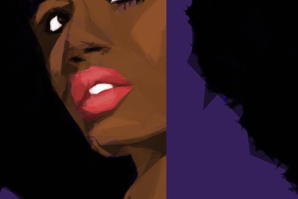 Radiance in Yellow: An Afro-Futuristic Portrait