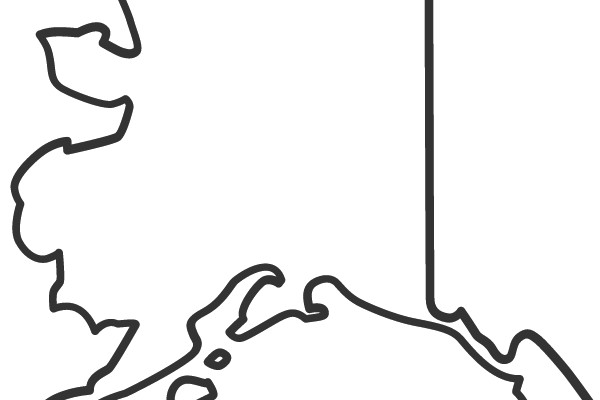 Alaska Outline Map