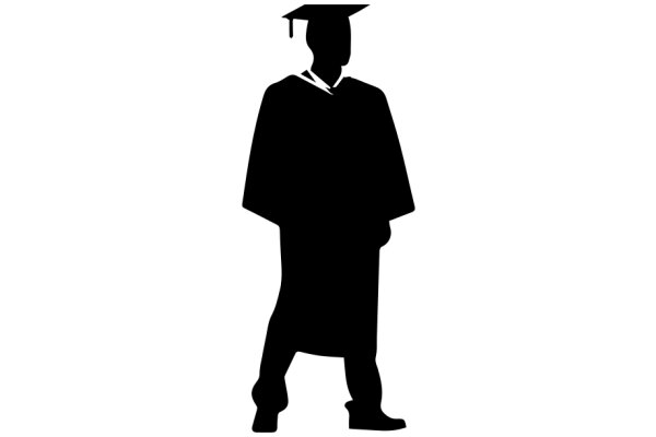 Silhouette of a Graduate: Celebrating Academic Achievement