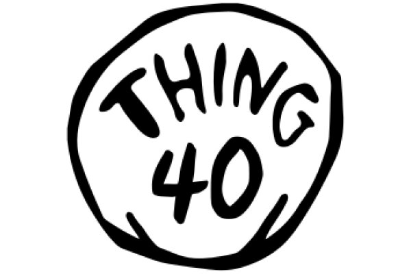 The Art of Simplicity: A Illustration of the Word 'Thing' with a Circular Design