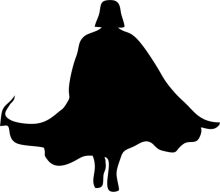 Silhouette of a Superhero in a Cloak