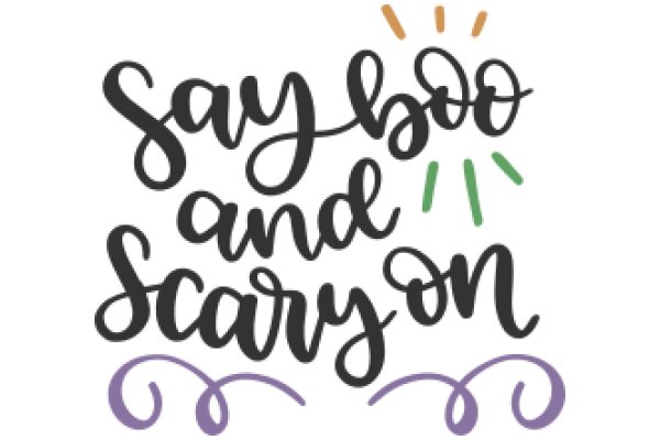 Sayboo and Scary On: A Graphic Design for a Halloween-themed Event