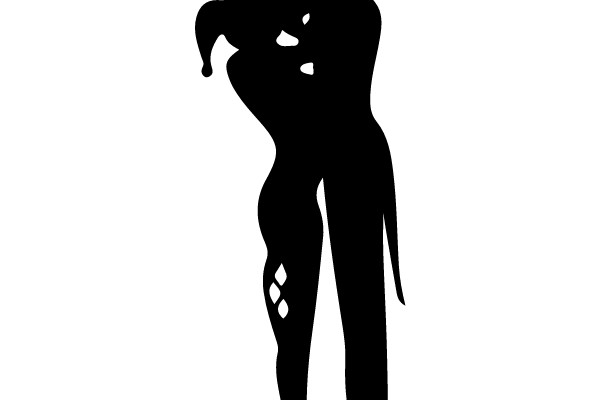 Silhouette of a Kissing Couple