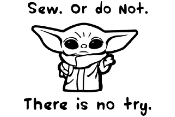A Playful Take on the 'Sew, Or Do Not' Conundrum with a Star Wars Twist