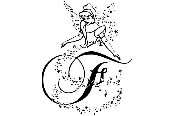 A Sparkling Enchanted 'F'