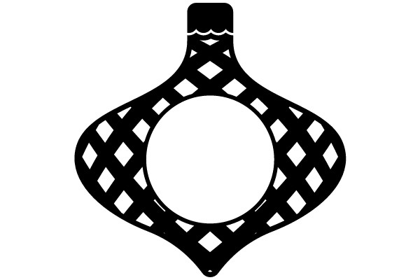 Geometric Patterned Christmas Ornament Template