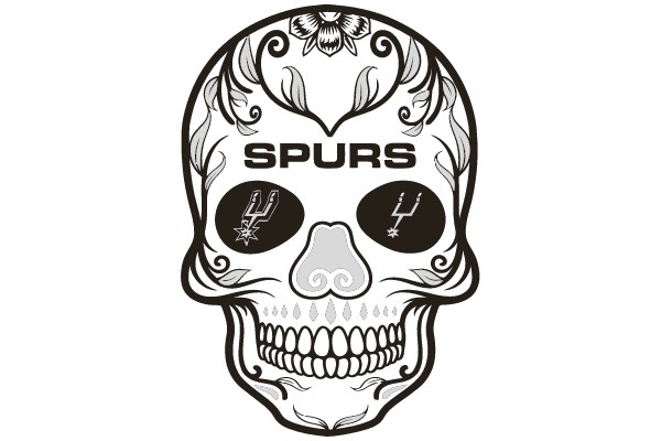 Spurs Sugar Skull