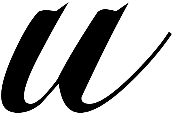 Black Letter W