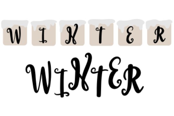 Winter Wonderland: A Festive Display of Winter-Themed Words